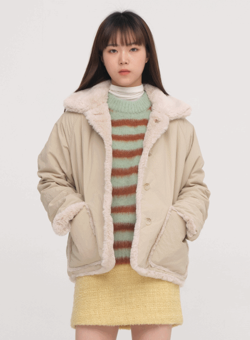 Soft Reversible Padded Jacket