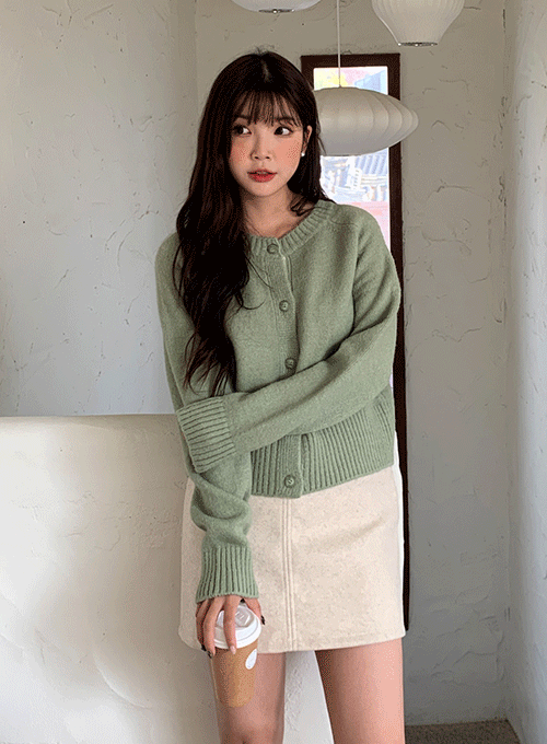 Pastel Button Down Knitted Cardigan BA15