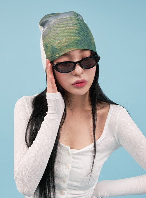 Oval Pointed Sunglasses CA06