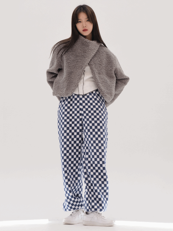 Checkerboard Jogger Pants