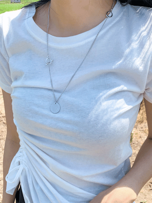 Circular Pendant Necklace CCM02