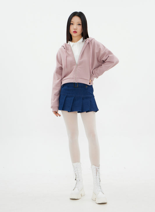 Lewkin Basic Formal Zip Up Hoodie K2302