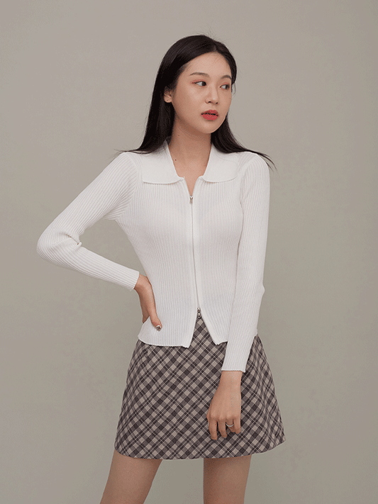 Long Sleeve T Shirt with Collar F17