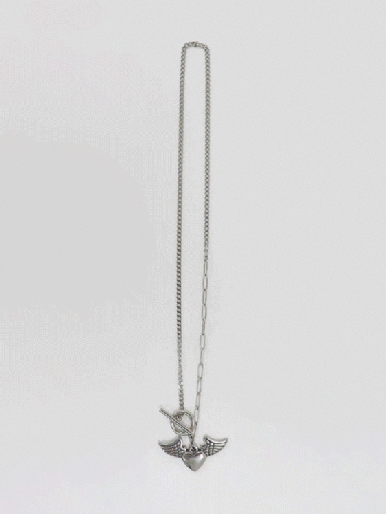Heart Angel Pendant Necklace CCA26