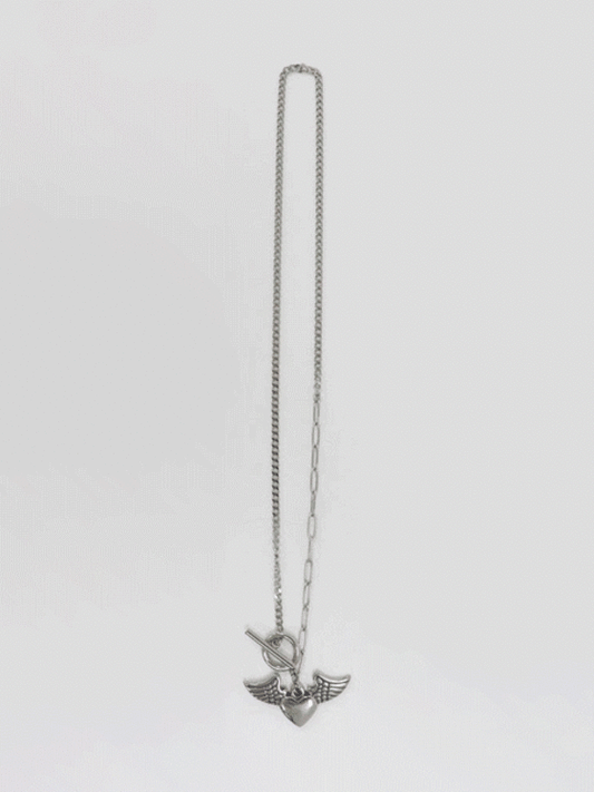 Heart Angel Pendant Necklace CCA26