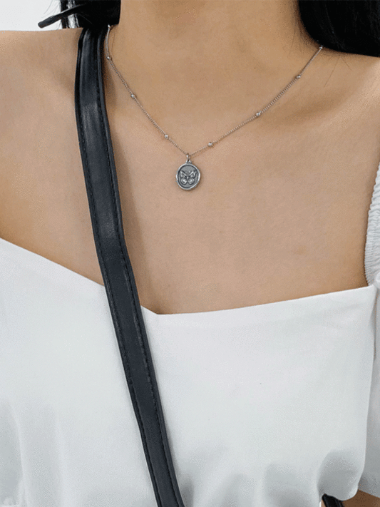 Butterfly Coin Necklace CCM03