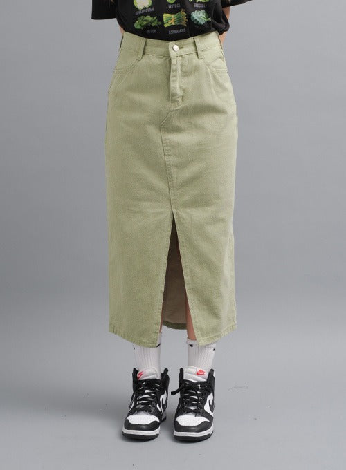 Slit Maxi Skirt CY24