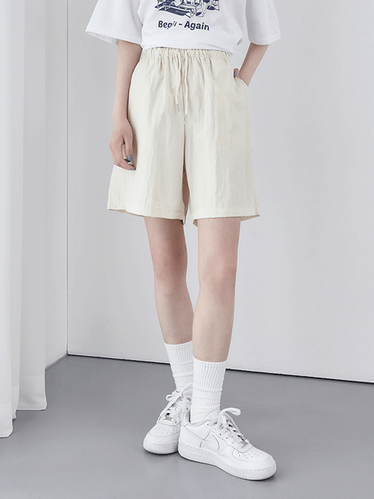 Shorts with Elastic Waist Band F23