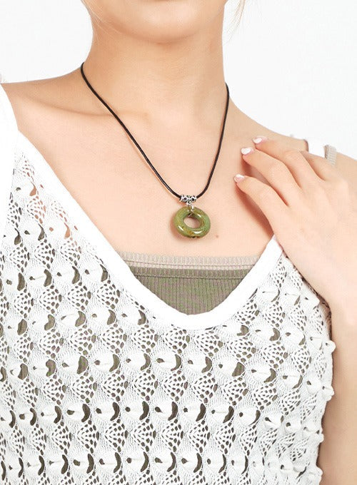 Stone Pendant Necklace CA28