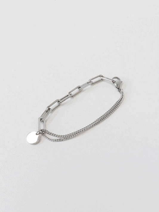 Round Pendant Chain Bracelet CM04