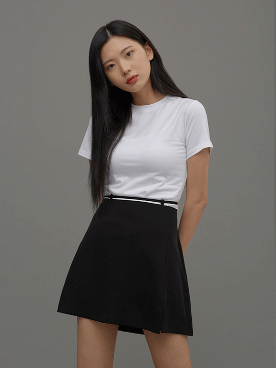 Essential Short Sleeve Cropped T Shirt CM13