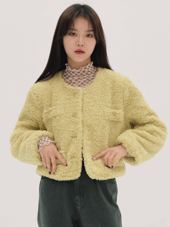 Shearling Short Jacket