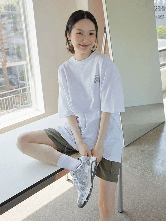 Oversized Short-sleeve T-shirt CA04