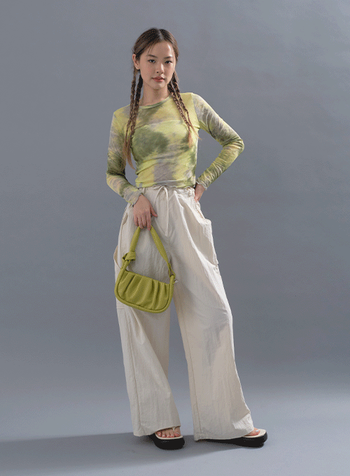 Loose Fit Banded Cargo Pants CY13