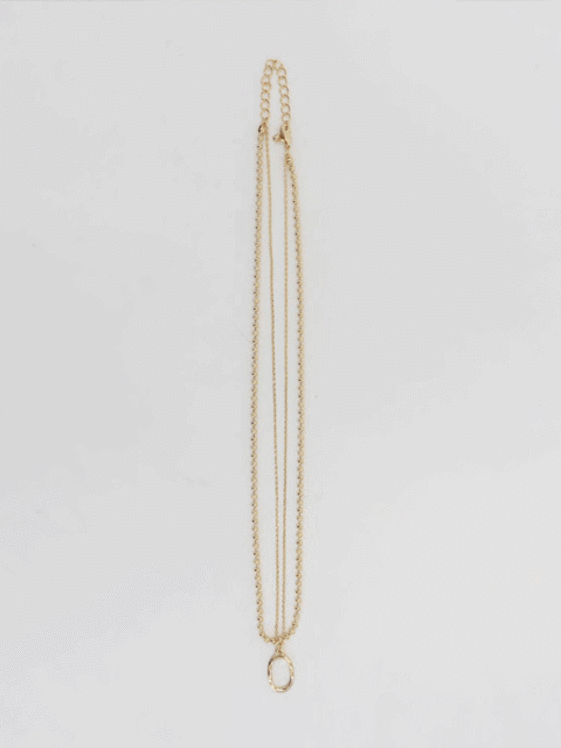 Round Pendant Necklace CCA26