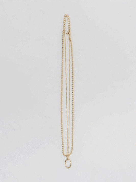 Round Pendant Necklace CCA26