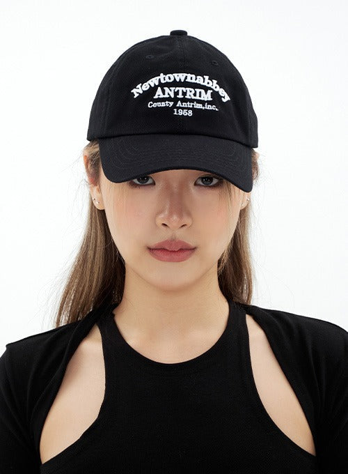 Lettered Baseball Cap CM29