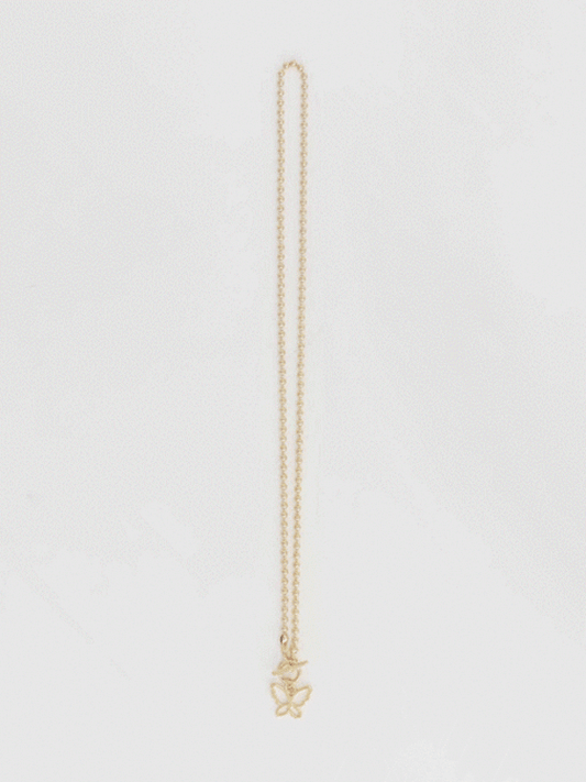 Butterfly Pendant Necklace CCA26