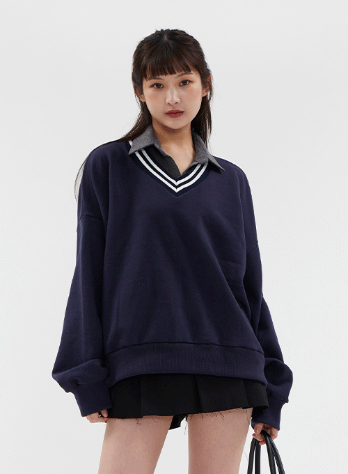 V Neck Sweatshirt CM8