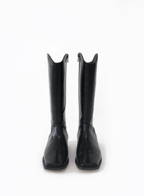 Square Toe High Boots