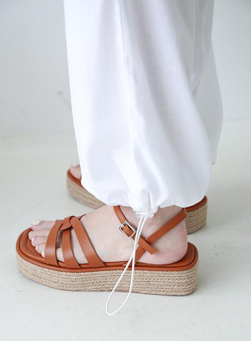 Raffia Heeled Sandals