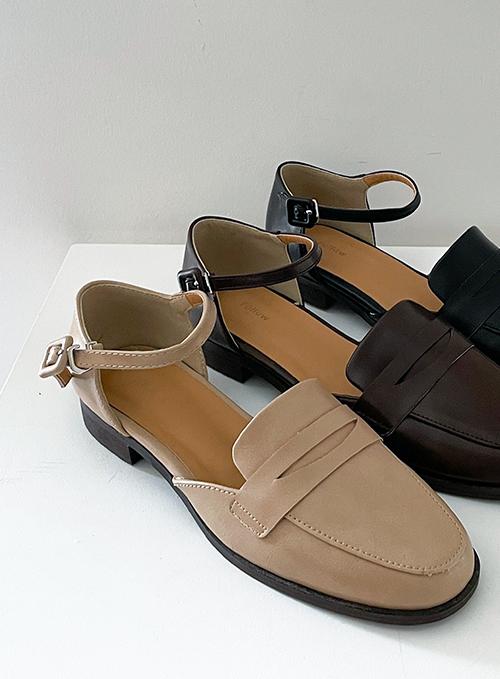 Mary Jane Strap Loafers