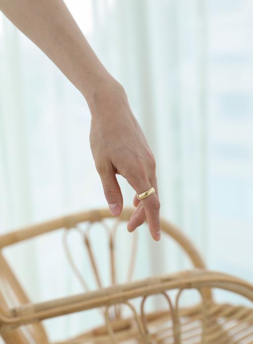 Gold Clear Bold Ring