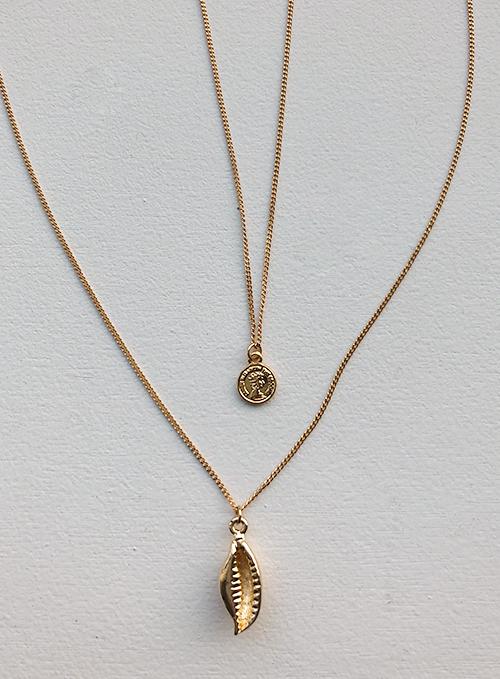 Layered Coin Necklace