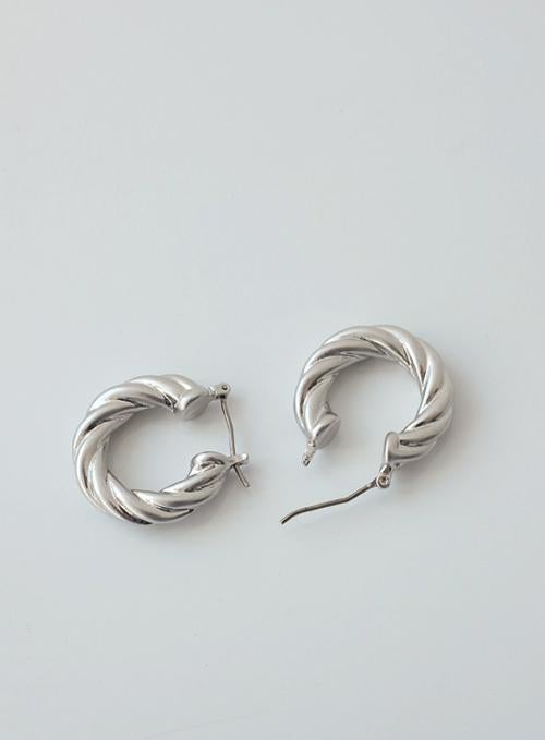 Twist Hoop Earrings