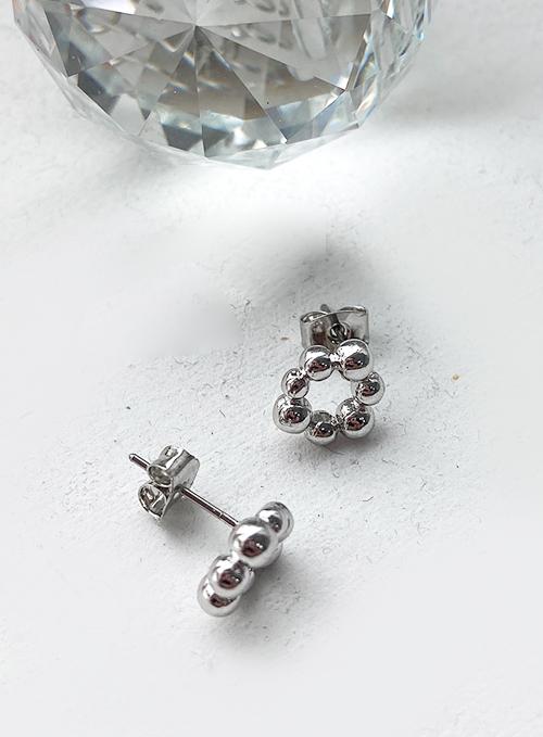 Silver Ball Mini Earrings