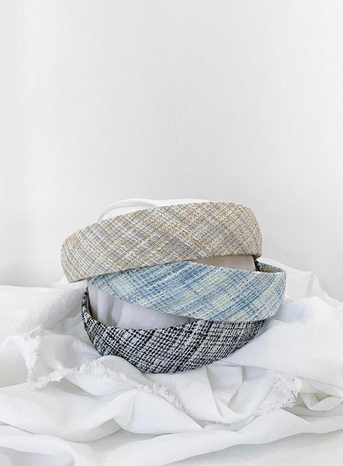 Plaid Tweed Headband