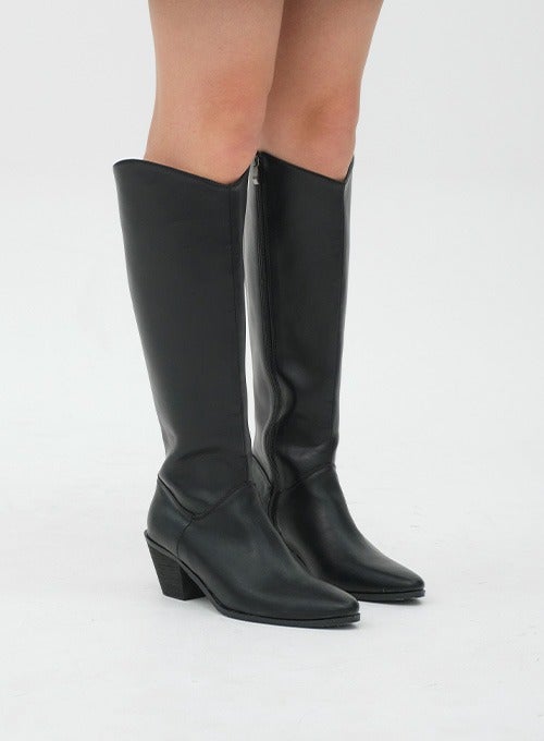 Western Mid Calf Boots