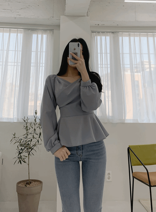 V Neck Wrap Blouse IM20