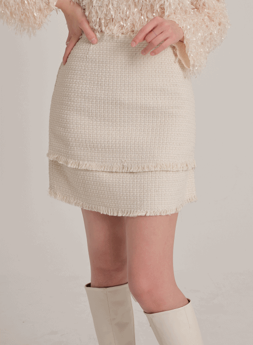 Tweed Mini Skirt