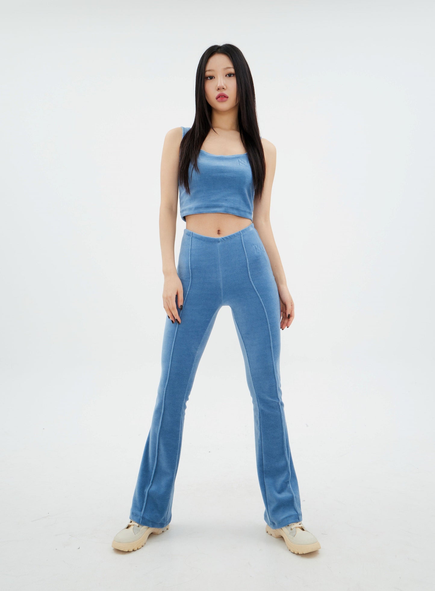 Velvet Bootcut Pants K2302