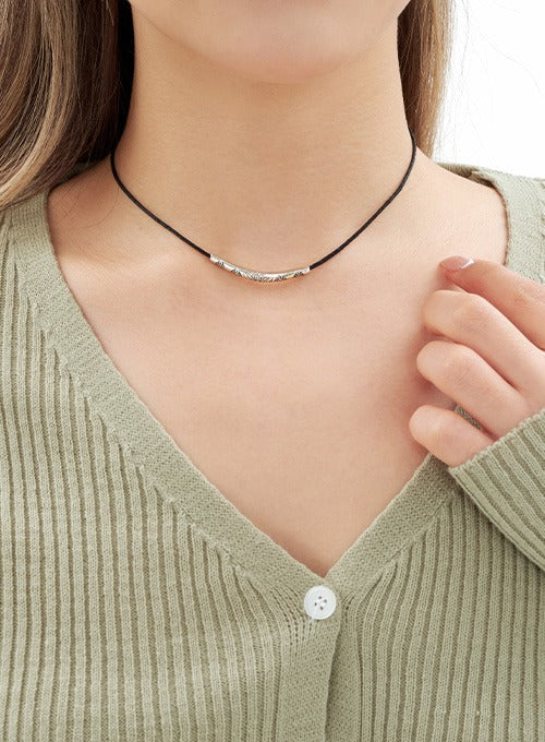 Silver Point Necklace CM29