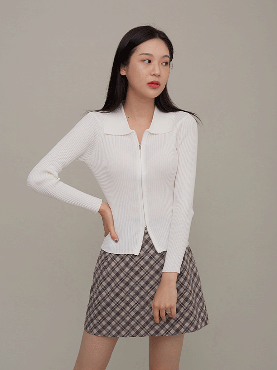 Long Sleeve T Shirt with Collar F17