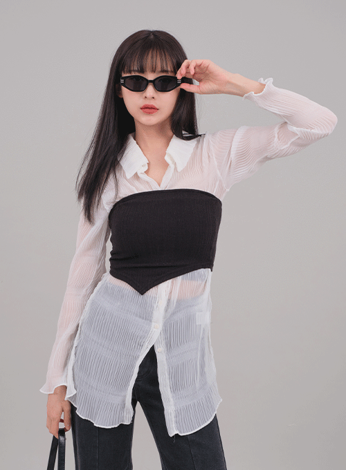 Knit Tube Top C2701