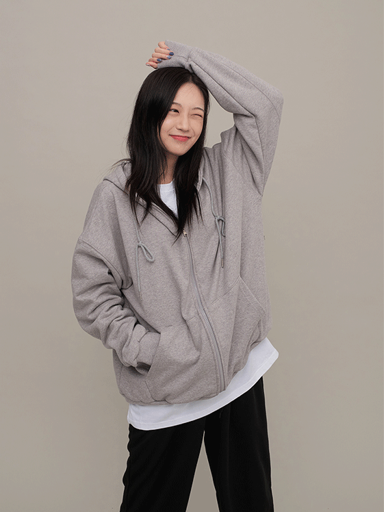 Relaxed Fit Hoodie Zip Up F17