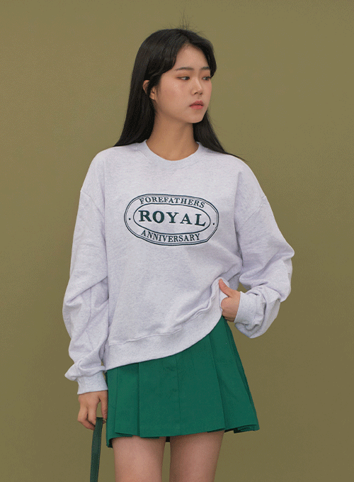 Sweatshirt with Graphic Print