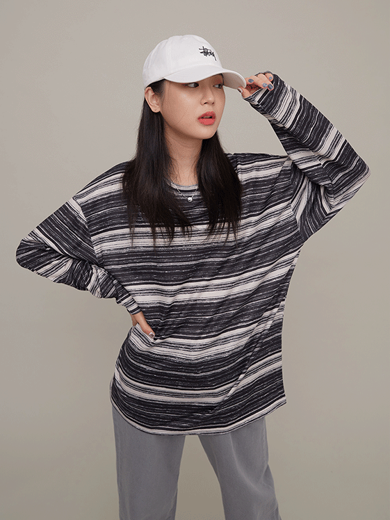 Striped Long Sleeve Top F17
