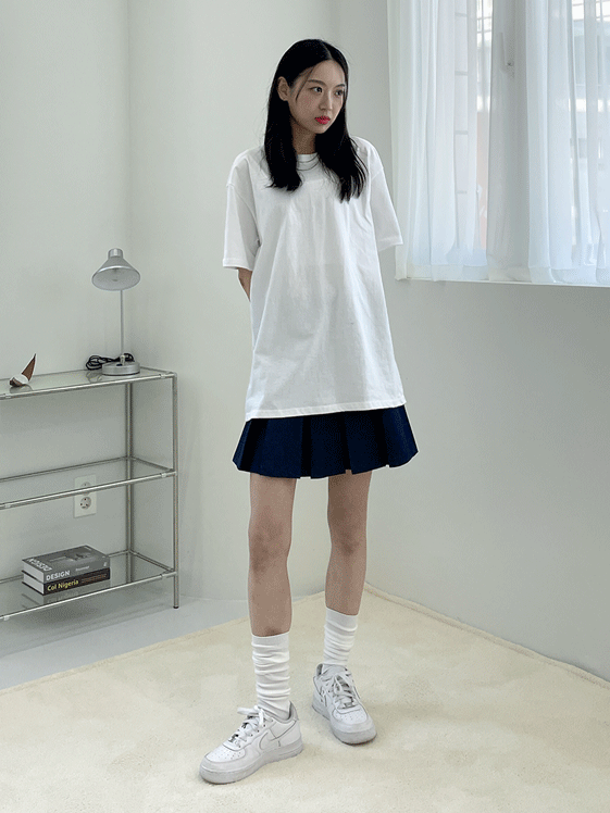 Boxy Short Sleeve T Shirt MM1