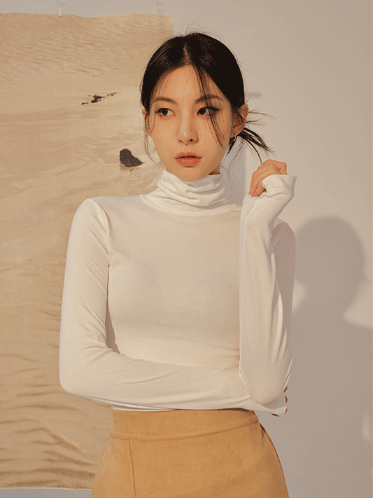 Long Sleeve Turtleneck Top F14