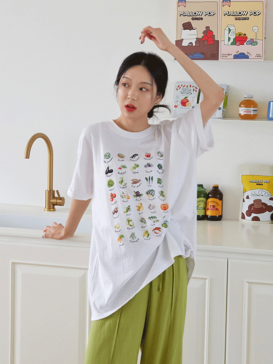 Short Sleeve T Shirt with Graphic Print CMZ2