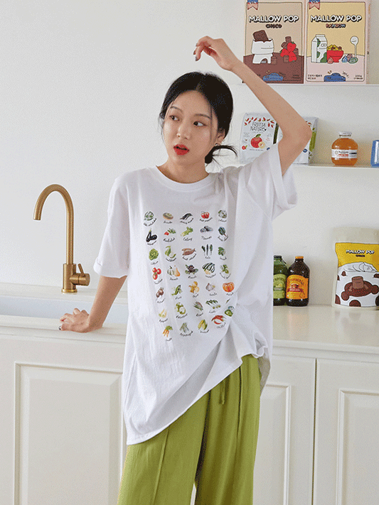 Short Sleeve T Shirt with Graphic Print CMZ2
