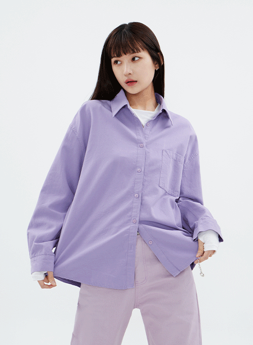 Loose Fit Shirt with Pockets CM16