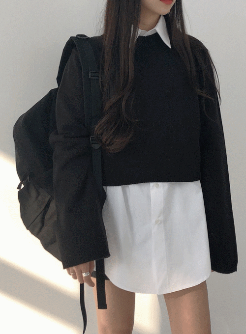 Boxy Fit Long Sleeve Shirt