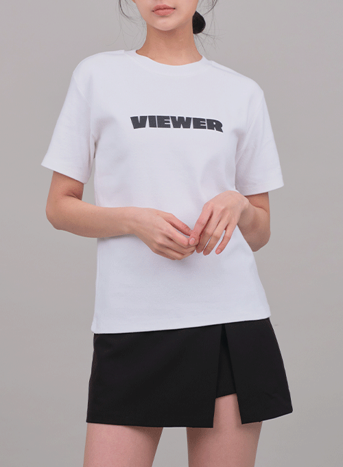 Graphic Print Short Sleeve T Shirt C2701