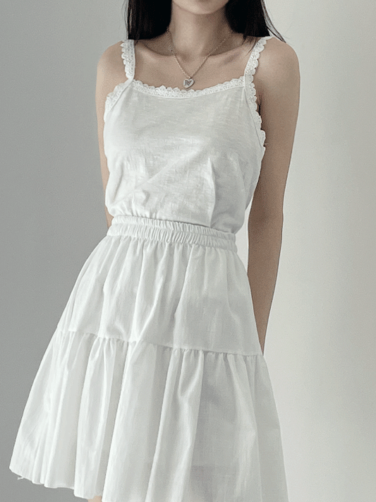 Lace Detail Cami Sleeveless Top FF28