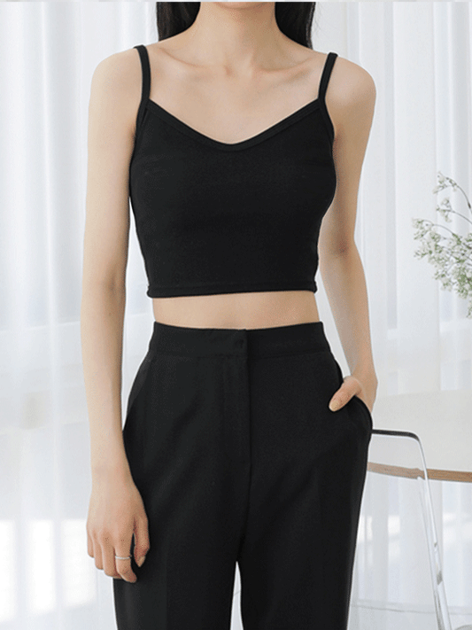 Cropped Sleeveless Top F25